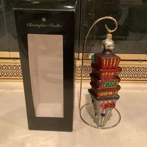 Christopher Radko New Years 2000 Ornament